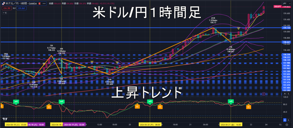 米ドル/円2024年6月24日（月）の見通し